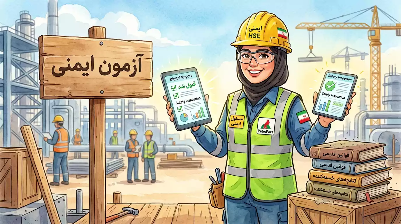 دانلود رایگان نمونه سوالات ایمنی و بهداشت محیط کار HSE آزمون فنی و حرفه ای