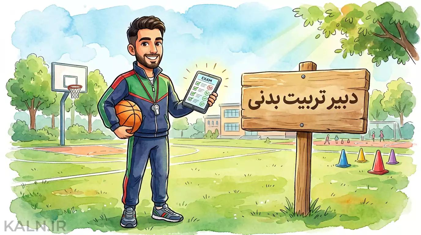 دانلود رایگان نمونه سوالات دبیری تربیت بدنی | جدید 1405 | PDF