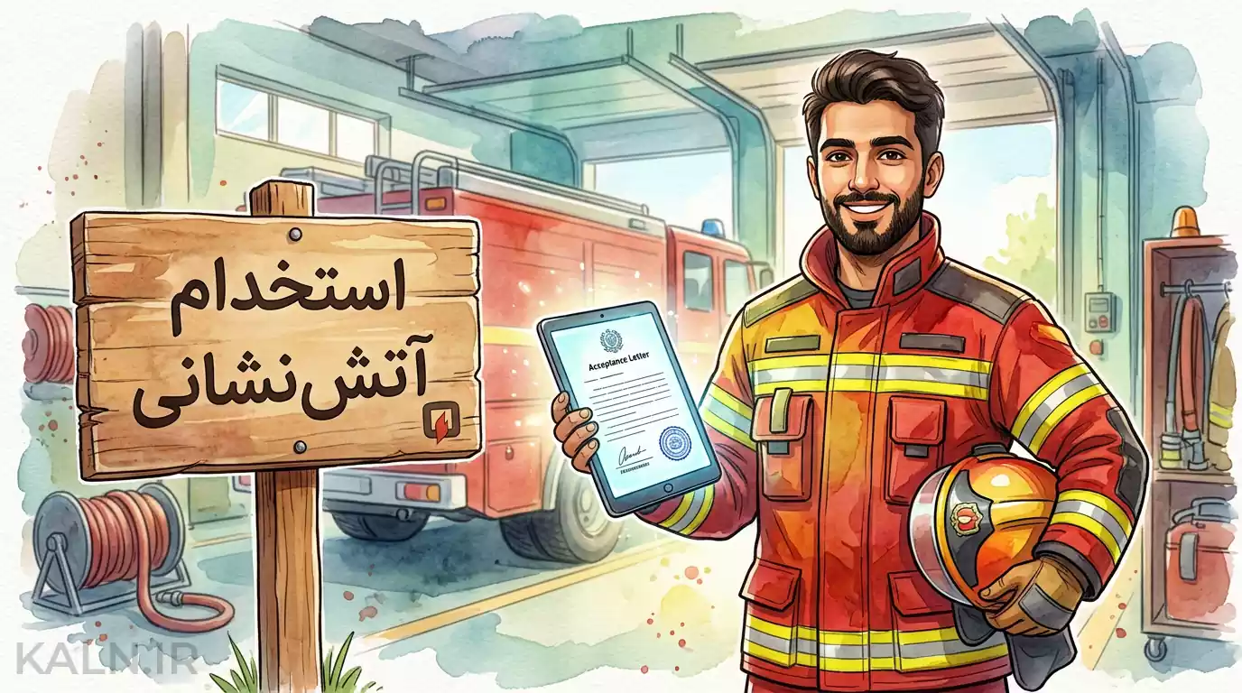 دانلود رایگان نمونه سوالات آزمون آتش نشانی 1405 با جواب PDF